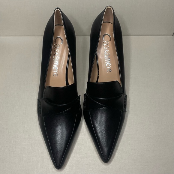 Women Black Pointed Toe High Heels Size 10 Pumps - Picture 3 of 10